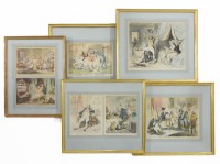 Lot 459A - Five 20th century re-prints of 18th century illustrations