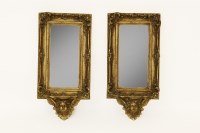 Lot 520 - A pair of gilt framed mirrors