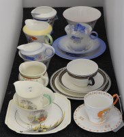 Lot 328 - A quantity of Shelley porcelain tea wares
