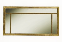 Lot 510 - An 18th century gilt framed mirror