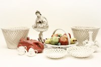 Lot 334 - A collection of blanc de Chine ceramics