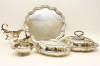 Lot 322 - A large collection of silver plate