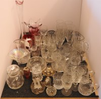 Lot 316 - A large collection of glassware