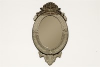 Lot 529 - A large Venetian style wall mirror