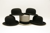 Lot 218 - Four bowler hats