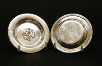Lot 158 - A pair of George Jensen silver coasters