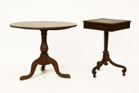 Lot 514 - A 19th century mahogany occasional table