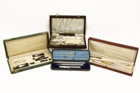Lot 111 - A collection of writing sets