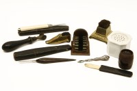Lot 74 - A collection of miscellaneous writing implements
