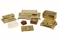 Lot 117 - A quantity of stamp boxes and associated items