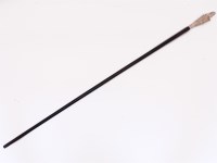 Lot 249 - A 19th century gentlemen's rosewood walking stick