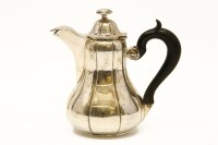 Lot 177 - A French silver water jug
