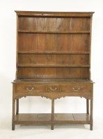 Lot 537 - A George lll oak dresser