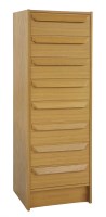 Lot 612 - A Danish teak eight-drawer chest