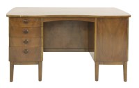 Lot 607 - A Danish walnut desk