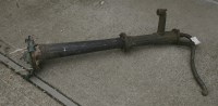 Lot 1010 - A vintage cast iron water pump