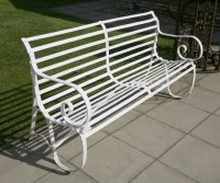 Lot 1019 - A Regency-style garden bench