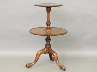 Lot 547 - A George lll mahogany dumb waiter