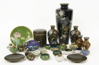 Lot 185 - A group of Chinese and Japanese cloisonné