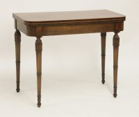Lot 604 - A 19th century Rosewood card table