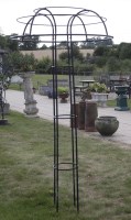 Lot 1092 - A Giverny rose training arbour of umbrella form