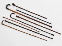 Lot 413 - Eight various walking sticks