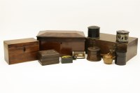 Lot 350 - Various wooden boxes
