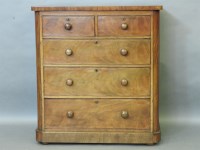 Lot 515 - A Victorian mahogany chest