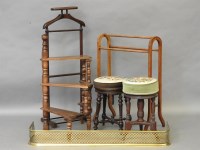 Lot 541 - Two revolving piano stools