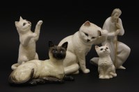 Lot 265 - A collection of Beswick and other porcelain animal figures