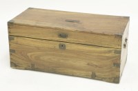 Lot 616 - A 19th camphorwood blanket box