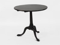 Lot 598 - A George III circular mahogany tripod table