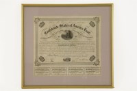 Lot 458 - A confederate States of America one hundred dollar loan bond
