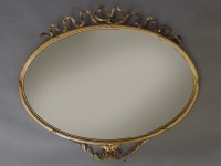 Lot 628A - An Edwardian gilt framed wall mirror