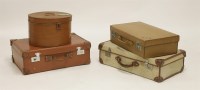 Lot 411 - Three vintage suitcases