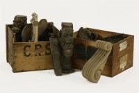 Lot 267 - A collection of hardwood 19th century and later carvings (qty)