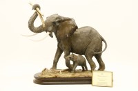 Lot 291 - A 'Country Artists' 'Pride of Africa' elephant. 39cm high
