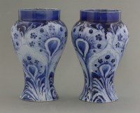 Lot 117 - A pair of James MacIntyre & Co. Florian Ware vases