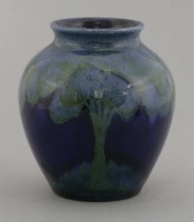 Lot 34 - A Moorcroft 'Moonlit Blue' vase