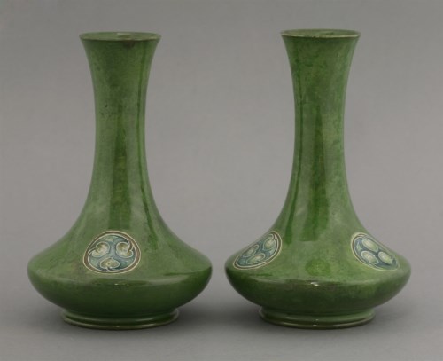 Lot 37 - A pair of Moorcroft vases
