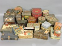 Lot 247 - A collection of biscuit tins