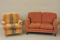 Lot 532 - A modern two seat settee