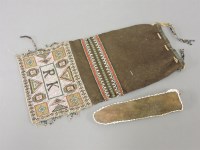 Lot 140 - A Native American beaded bag