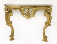 Lot 516 - A George II giltwood console table