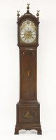 Lot 348 - A good Edwardian mahogany musical eight-day longcase clock
