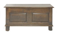 Lot 417 - An oak coffer