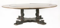 Lot 499 - An extraordinary mahogany centre table