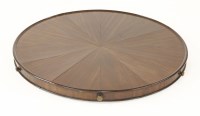 Lot 500 - A mahogany lazy Susan