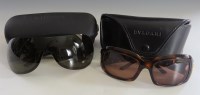 Lot 65 - A pair of Bulgari vintage sunglasses