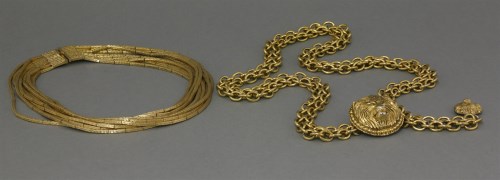 Lot 146 - A vintage Chanel gold-plated belt